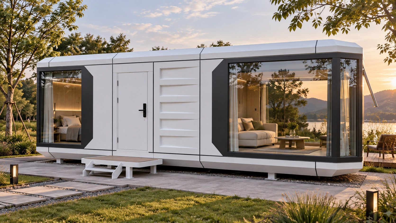 Space capsule cabin visual reference